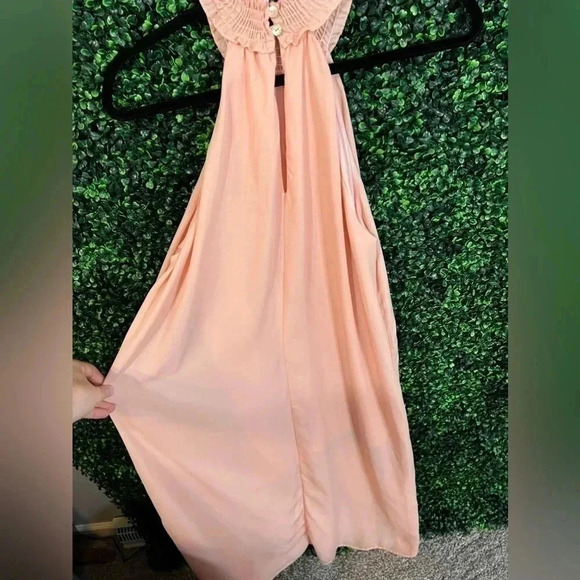 Pink Lily ALady Like You Maxi Dress Peach - Medium - Picture 7 of 8